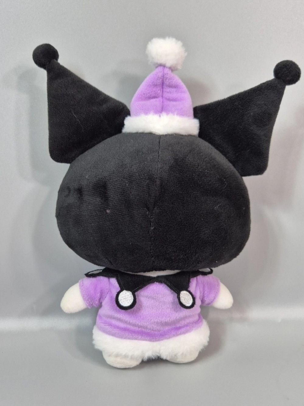 Hello Kitty & Friends Kuromi Holiday Purple Plush 11" Stuffed Animal Pre Loved - Picture 2 of 7